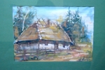 Bogusław B - Chata pod lasem -akwarela.jpg - miniatura z galerii zdjęć (otwórz zdjęcie w powiększonej wersji)